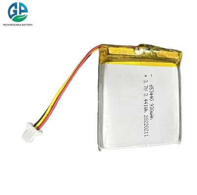 Buy High Discharge Rate Battery 653440 3.7V 930Mah Lithium Ion Rechargeable Battery Lipo Lithium Polymer Battery Pack RoHS online manufacture