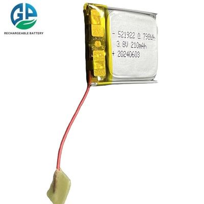 Buy Li Polymer KC Rechargeable Lipo Battery 3.8v 210mAh 521922 Battery Rechargeable Lipo Battery Pouch Cell Real Capacity For Bluetooth online manufacture