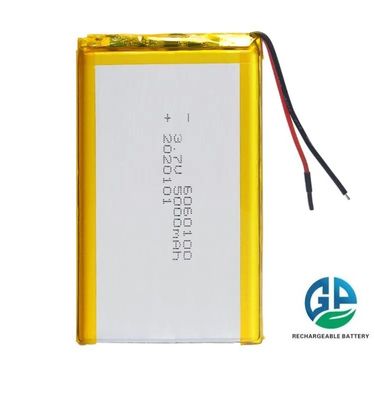 Buy High Capacity 5000mAh 3.7V Lithium Polymer Battery with 500 Times Cycle Life online manufacture