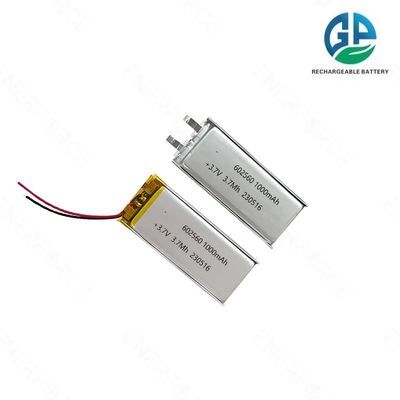 Buy Rechargeable KC CE  3.7v 1000mah Lipo Bataries Lithium Polymer Battery Pack 602560 1000mah Li-polymer Battery online manufacture
