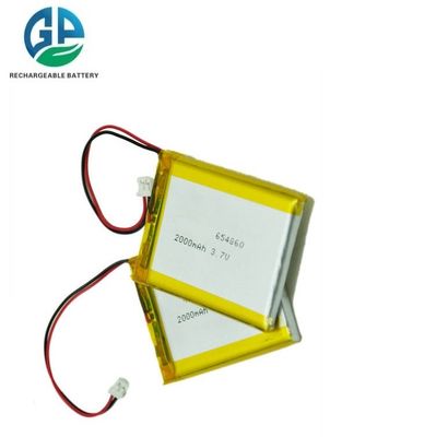 buy High Capacity 3.7V 2000mAh Lithium Polymer Battery with 500 Times Cycle Life for Beauty Devices online manufacture