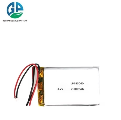 Buy KC Rechargeable 3.7v Lithium Polymer Battery Li Ion Lipo Battery 2500mah Lipo Battery 3.7v 2500mah 785060 3.7v 2600mah 3000mah Lithium Polymer Rechargeable Battery online manufacture