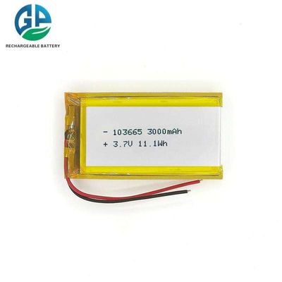 buy KC Approved 3000mAh 103665 Model Lithium Polymer LiPo Rechargeable Battery for Small Home Appliances online manufacture