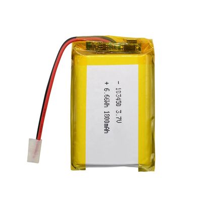 Buy UN38.3 3.7V 2000mAh 103450 Lithium Polymer Battery Pack For GPS online manufacture