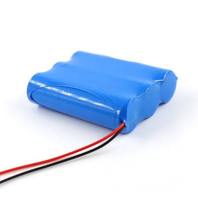 Buy ICR 18650 3s1p 11.1V 2600mAh Rechargeable Lithium Ion Battery Pack with 500 Times Cycle Life online manufacture