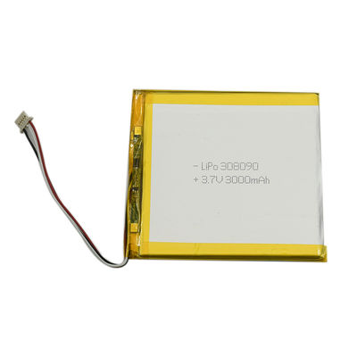 Buy 3000mah 3.7 V Lipo Drone Battery 308090 Rechargeable Battery Pack online manufacture
