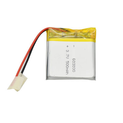 Buy 603030 3.7 Volt Li Polymer Battery 500mah UN38.3 Lipo Battery Pack online manufacture