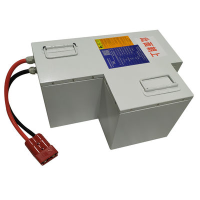 buy 48V 50Ah Deep Cycle Lithium Iron Phosphate Battery LiFePO4 AGV Forklift Battery with BMS online manufacture
