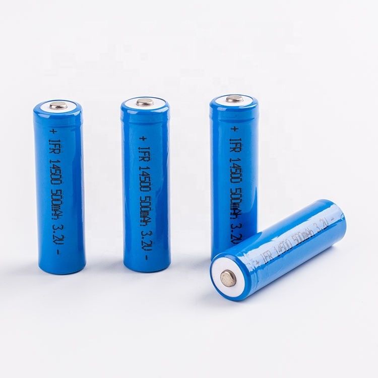 RoHS LiFePO4 Lithium Phosphate 3.2 V 600mah 14500 Aa Rechargeable Battery