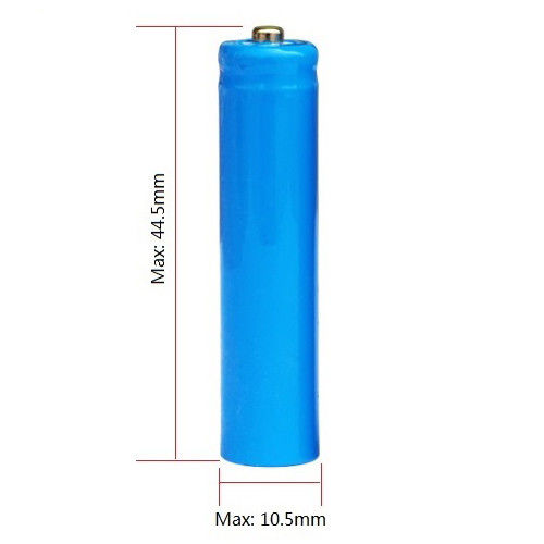320mAh 3.7V Rechargeable AAA Size 10440 Lithium Ion Battery For Toothbrush