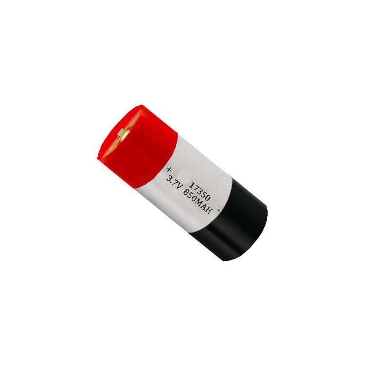 10C 17350 3.7 V 850mah Rechargeable Lithium Batteries Lipo For E Cigarette
