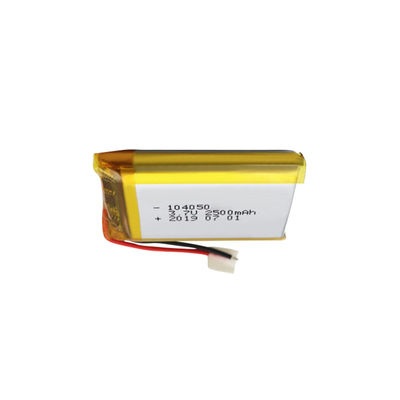 104050 3.7 V Rechargeable Li Polymer Battery Pack 2500Ah KC Certificated