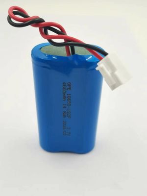 3.7V 4000mAh 18650 Lithium Ion Battery Pack with Long Cycle Life for Emergency Lights and Power Tools