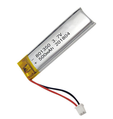 801350 3.7V 500mAh Lithium Polymer Battery with KC CB Certification for TWS Earbuds and Smart Devices
