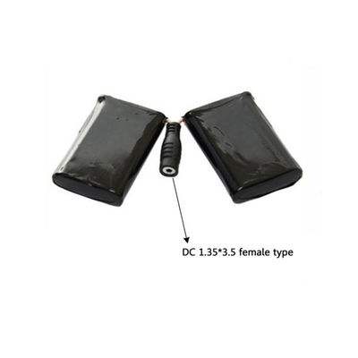 7.4V 1800mAh Lithium Polymer Battery with 500 Times Cycle Life and Rechargeable LiPo Battery