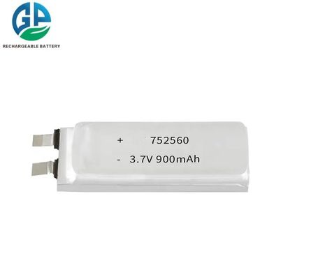 3.7V 900mAh Lithium Polymer Battery with Long Cycle Life and Dual IC Protection