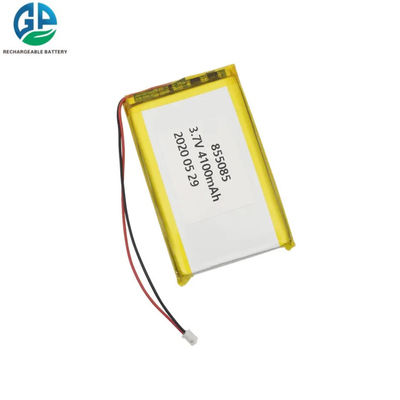 3.7V 4100mAh Lithium Polymer Battery with 500times Cycle Life Rechargeable Li-Polymer Battery