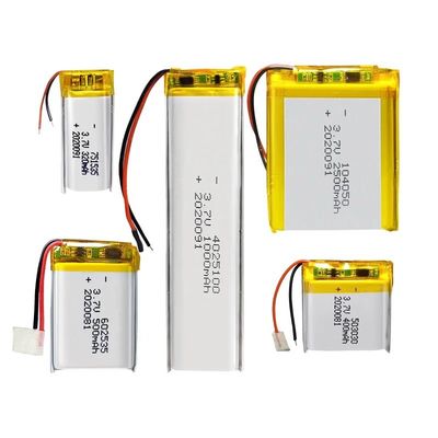 3.7V Li Polymer Battery with Overdischarge Protection and Short Circuit Protection