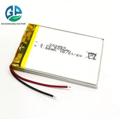 Li Polymer KC Rechargeable 3.7V 500Mah 520Mah Lithium Ion Batteries 303450 3C Digital Electronic Battery