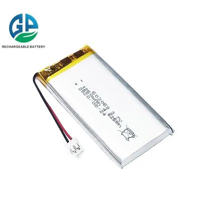 Rechargeable 603060 1250mAh 3.7V Polymer Lithium Battery Pack KC IEC62133 Approved