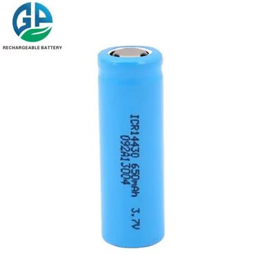 3.7V 650mAh LFP Battery with 2000 Cycle Life - 14430 Rechargeable LiFePO4 Battery KC CB IEC Approved