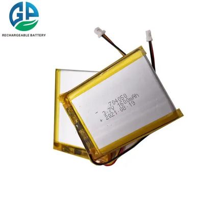 KC IEC62133 Approved 704050 3.7V 1600mAh Rechargeable Polymer Lithium Lipo Battery Pack