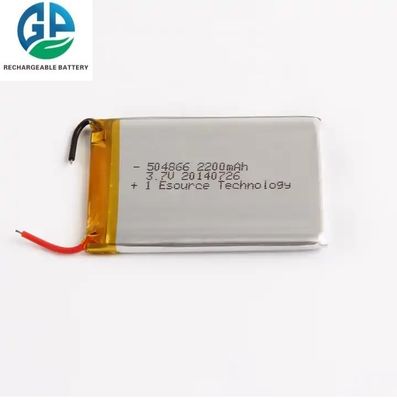 KC CB IEC62133 Approved 3.7V 2200mAh Lithium Polymer Battery Rechargeable Lipo Battery for Beauty Device
