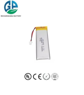 3.7V 450mAh 500 Times Cycle Life Lithium Polymer Battery Pack Rechargeable Lipo Battery for Smart Watch