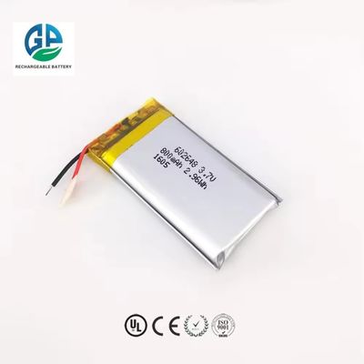 KC Approved 3.7V Li Poly Rechargeable Battery 602648 800mah Lipo Battery