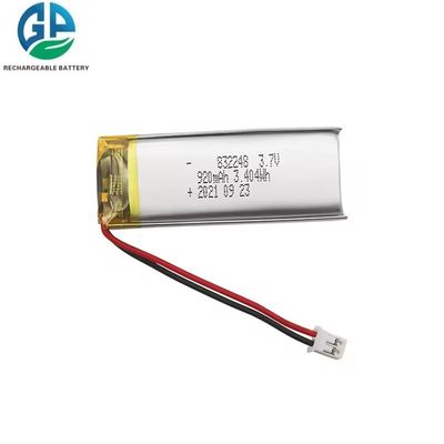 KC IEC62133 Approved 3.7V 920mAh Rechargeable Battery Pack Lipo Battery Pack for Beauty Devices