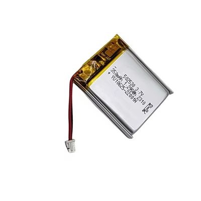 KC CE Approved 502530 3.7V 350mAh Lithium Polymer Battery Pack Rechargeable Li-Po Battery