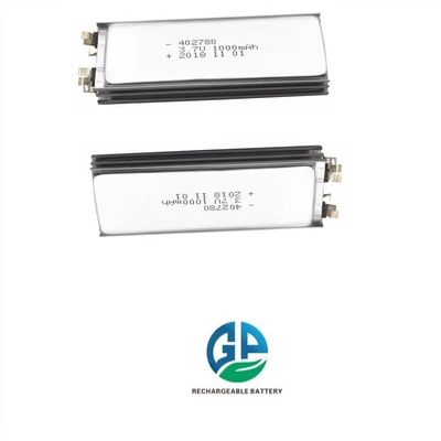 KC Certification 3.7v 1000mAh 402780 Small Lithium Polymer Battery Top Quality Lithium Polymer Rechargeable Battery