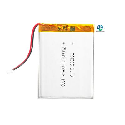 High Discharge Rate Battery  30C Max60C Rechargeable 3.7V 750Mah 304355 Lithium Ion Battery
