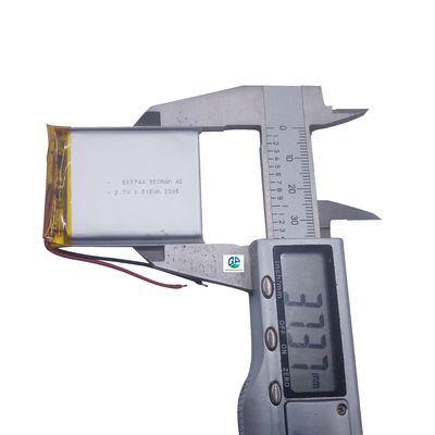 High Capacity 950mAh 3.7V Lithium Polymer Battery Pack with 500 Times Cycle Life for Beauty Devices