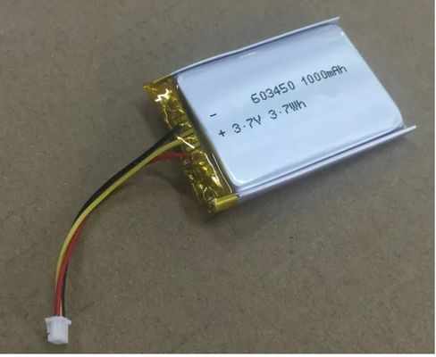 Beauty Device Li Polymer Battery 573450/553450/503450/603450-1000~1200mAh Rechargeable Lipo Battery