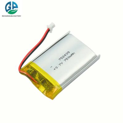 High Discharge Rate Battery  30C Max60C Rechargeable 3.7V 750Mah High quality 752439 Lithium Ion Battery