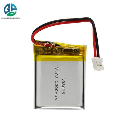 Rechargeable KC CE 103035 3.7v 1000mah Lipo Bataries Lithium Polymer Battery Pack 1000mah 3.7v
