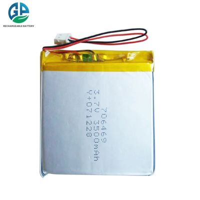High Discharge Rate 706469 3500mAh Lithium Polymer Battery Rechargeable Lipo Battery Pack