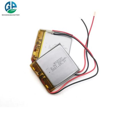 3.7v 300mah Lithium Polymer Battery Pack 303040 Lp303040 Rechargeable Battery Pack