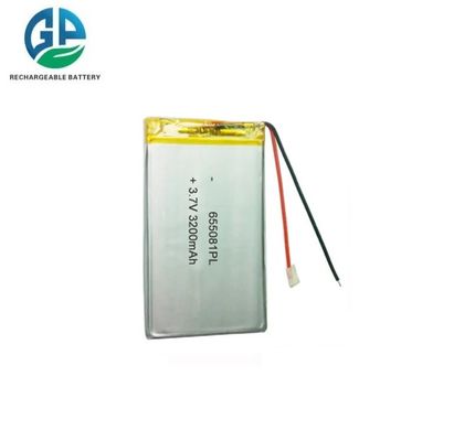 Rechargeable Lithium Polymer Battery Cell 655081 3.7v 3200mah Rechargeable Li Ion Battery Pack For Drone