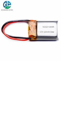 Lithium Metal Polymer Batteries 3.7v 110mah KC High Quality Hot Selling Low Price Rechargeable 551522 3.7V 110mah