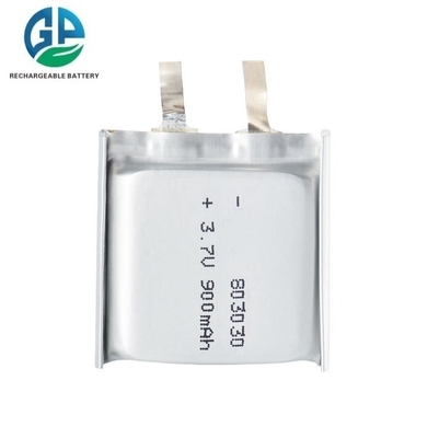 KC CB IEC62133 Rechargeable Battery Pack 900mAh 3.7 v Polymer Lithium Battery 803030 3.7v Lipo Batterie 900mah Lithium Polymer Battery