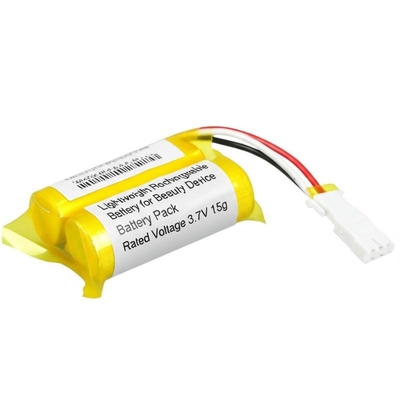 Lightweight Rechargeable Battery Pack for Beauty Device Rated Voltage 3.7V 15g
