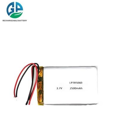 KC IEC62133 Approved 3.7V 2500mAh Lithium Polymer Rechargeable Lipo Battery for Beauty Devices