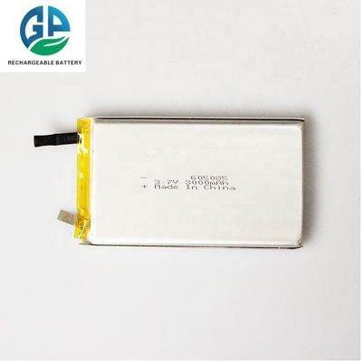 High Discharge Rate Battery 3.7V 3000mah 30C Max60C Rechargeable Lipo Battery 605085 3000mah