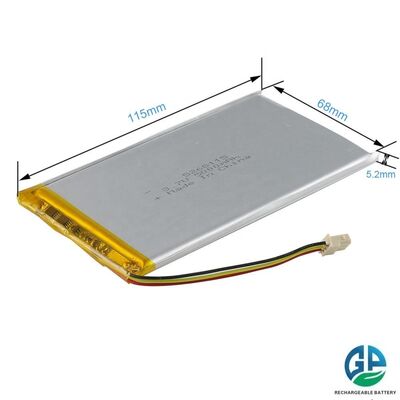 5000mAh 3.7V Li Polymer Battery 5268115 Lithium Polymer Battery Pack for Power Bank