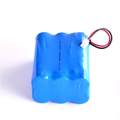 18650 3S2P 11.1V 5200mAh Lithium Ion Battery Pack with 3C High Discharge Rate for Power Tools