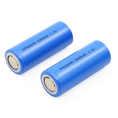 3.2V 3400mAh 26650 LiFePO4 Battery Cell with 2000 Cycle Life for Industrial Applications