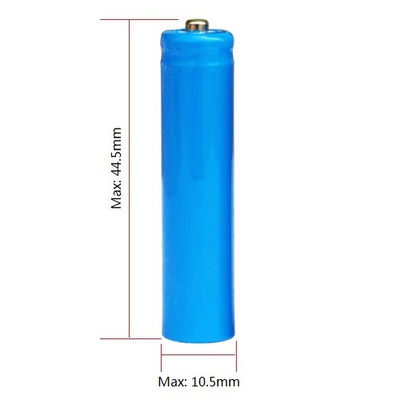 320mAh 3.7V AAA Size 10440 Lithium Ion Rechargeable Battery for Toothbrush