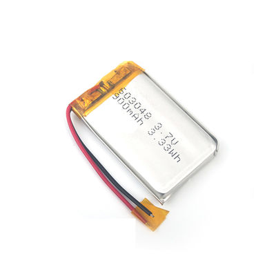 UN38.3 Certified 900mAh 3.7V Lithium Polymer Battery Rechargeable LiPo Battery Pack